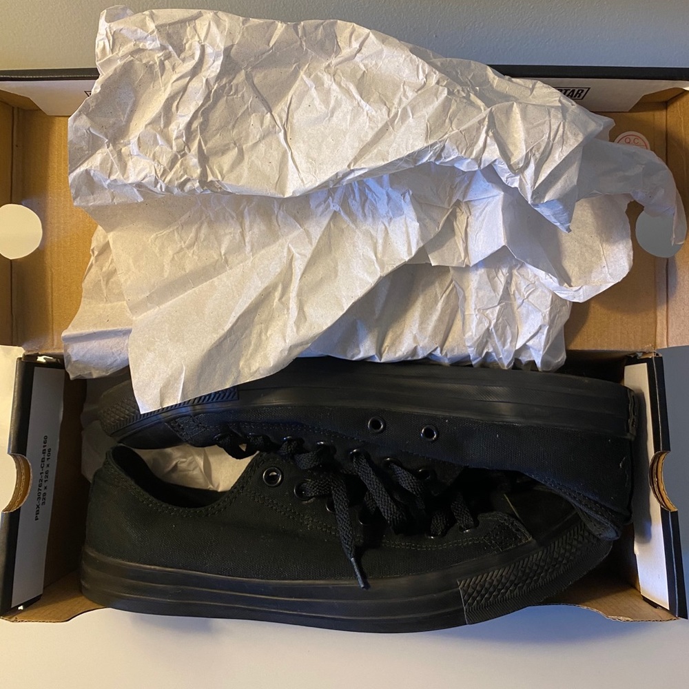 Black Stylish Converse Unisex